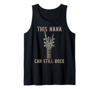 This Nana Can Still Rock On Skeleton Hand Guitar Birthday Tank Top
