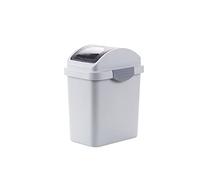 This Narrow Waste Bin - Simple Household Trash Can for Living Room Kitchen Bathroom - Large Capacity Rubbish Bin Stylish & Functional Space-Saving Design