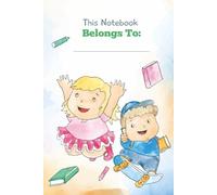 This Notebook Belongs To: A Simple School Notebook for Students, Classrooms & Everyday Use: 6x9 Glossy Cover Notebook with 100 Pages - Perfect for Naming, Gifting & Learning