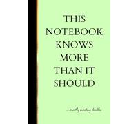 This Notebook Knows More Than It Should... mostly meeting doodles: Funny Office Notebook, Funny Office Supply, Lined Pages - The Perfect Gift for ... Journal (The Funny Office Humor Collection)