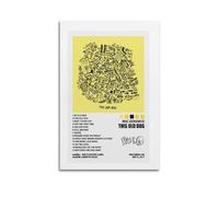This Old Dog Album Cover Aesthetic Limited Edition Poster Signature Rap Singer Music Poster Dormitory Decoration Bedroom Poster Printing Canvas Wall Art Room 08x12inch(20x30cm) Unframe-style-4