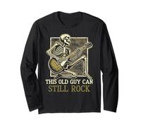 This Old Guy Can Still Rock Musical Guitarist Fathers Day Long Sleeve T-Shirt