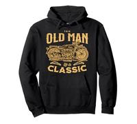 This Old Man Is A Classic Motorcycle Mechanic Bike Rider Pullover Hoodie