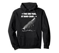 This One Time at Band Camp Funny Flute for Camp Pie Pullover Hoodie