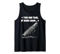 This One Time at Band Camp Funny Flute for Camp Pie Tank Top