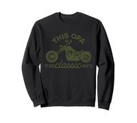 This Opa Is A Classic Funny Motorcycle Fathers Day Biker Hog Sweatshirt