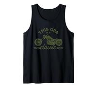 This Opa Is A Classic Funny Motorcycle Fathers Day Biker Hog Tank Top