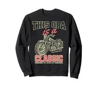This Opa Is A Classic Motorcycle Fathers Day Mechanic Biker Sweatshirt