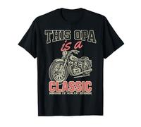 This Opa Is A Classic Motorcycle Fathers Day Mechanic Biker T-Shirt