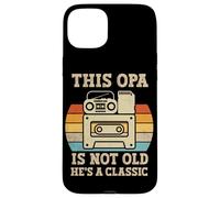 This Opa Is Not Old Hes A Classic Retro Music Cassette Tape Case for iPhone 15 Plus