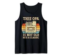 This Opa Is Not Old Hes A Classic Retro Music Cassette Tape Tank Top