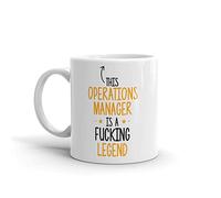 This Operations Manager is a Fucking Legend Mug-Thank You Gift for Operations Manager-Best Operations Manager Ever-Funny Gifts-Mugs