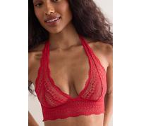 This or That Halter Bralette by Intimately at Free People in Luxe Red, Size: Large - female