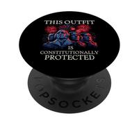 THIS OUTFIT I CONSTITUTIONALLY PROTECCTED PopSockets Adhesive PopGrip