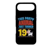This Party Animal Just Turned 19 Year Old Cow Theme Birthday Case for iPhone Air