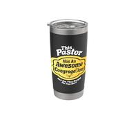 This Pastor Has an Awesome Congregation Church Clergyman Stainless Steel Insulated Tumbler