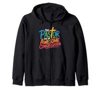 This Pastor Has An Awesome Congregation Pastor Appreciation Zip Hoodie