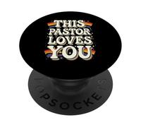 This Pastor Loves You Gay Lesbian Christian Believers PopSockets Adhesive PopGrip