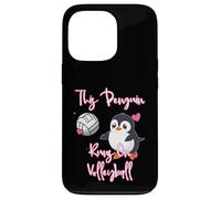 This Penguin Runs On Volleyball Player Serve Animal Lover Case for iPhone 13 Pro
