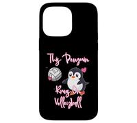 This Penguin Runs On Volleyball Player Serve Animal Lover Case for iPhone 14 Pro Max