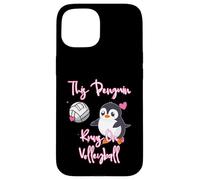 This Penguin Runs On Volleyball Player Serve Animal Lover Case for iPhone 15