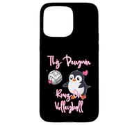This Penguin Runs On Volleyball Player Serve Animal Lover Case for iPhone 15 Pro Max