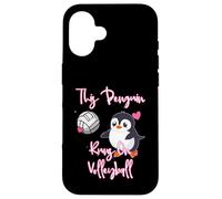 This Penguin Runs On Volleyball Player Serve Animal Lover Case for iPhone 16