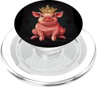 This Pig's Got the Crown and the Humor PopSockets PopGrip for MagSafe