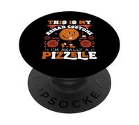 This Pizzelle Italian Waffle This Is My Human Costume PopSockets Adhesive PopGrip