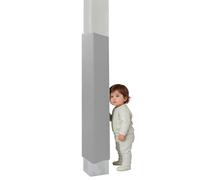 This Pole Padding Wrap for Kids, 4 ft Height, Crash Pad for 3 to 12 in Square Poles, Outdoor Post Protector Cover, Ideal for Garage and Basement Use