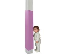 This Pole Padding Wrap for Kids, 4 ft Height, Crash Pad for 3 to 12 in Square Poles, Outdoor Post Protector Cover, Ideal for Garage and Basement Use