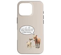 This Pony Cannot Sing Because He Is A Little Hoarse Today Case for iPhone 16 Pro