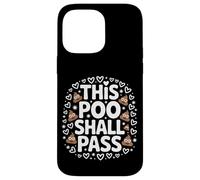 This Poo Shall Pass Funny Pun Joke Case for iPhone 14 Pro Max