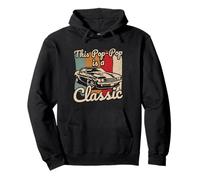 This Pop-Pop Is A Classic Car Fanatic Driving Motor Birthday Pullover Hoodie