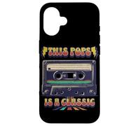 This Pops Is A Classic Cassette Tape Retro Music Mixtape Case for iPhone 16