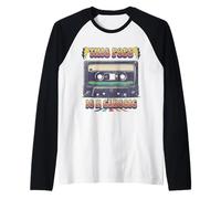 This Pops is A Classic Cassette Tape Retro Music Mixtape Raglan Baseball Tee