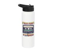 This Pops is A Classic Cassette Tape Retro Music Mixtape Stainless Steel Insulated Water Bottle