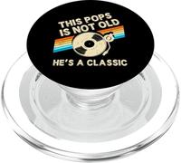 This Pops Is Not Old Hes A Classic Retro Birthday Vinyl PopSockets PopGrip for MagSafe