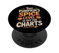 This Pumpkins Spice Level Is Off the Charts Halloween PopSockets Adhesive PopGrip