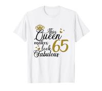 This Queen Makes 65 Look Fabulous, 65-Year-Old Birthday T-Shirt