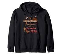 This Queen was born in December 1998 Brown Sugar Birthday Zip Hoodie