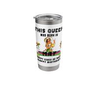 This Queen was Born in May Proud Mexican Mom Mama Aunt Mommy Stainless Steel Insulated Tumbler