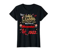 This Queen Was Born in November 1953 November birthday Women T-Shirt