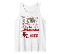 This Queen Was Born in November 1958 November birthday Women Tank Top