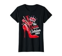 This Queen Was Born in October 1952 October birthday Women T-Shirt