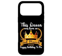 This Queen Was Born On 3rd March Funny Mar Mom Mama Aunt Sis Case for iPhone 17 Pro Max