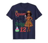 This Queen was Born On July 12 Happy Birthday to Me A Girl T-Shirt