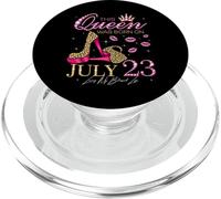 This Queen Was Born on July 23 Living My Blessed Life PopSockets PopGrip for MagSafe