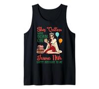 This Queen was Born On June 11th Happy Birthday to Me A Girl Tank Top