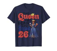 This Queen was Born On June 26 Happy Birthday to Me A Girl T-Shirt